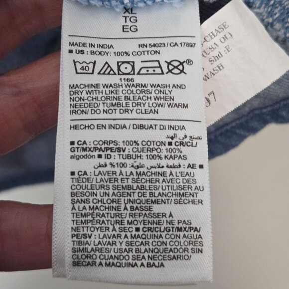 Old Navy Women's Size XL Fit & Flare Twist-Front Denim Maxi Dress Puff Sleeves - Picture 7 of 9